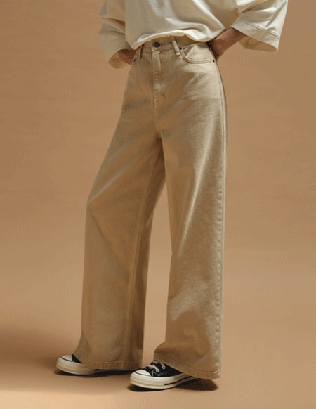 [RR]539ピグメントワイドパンツ