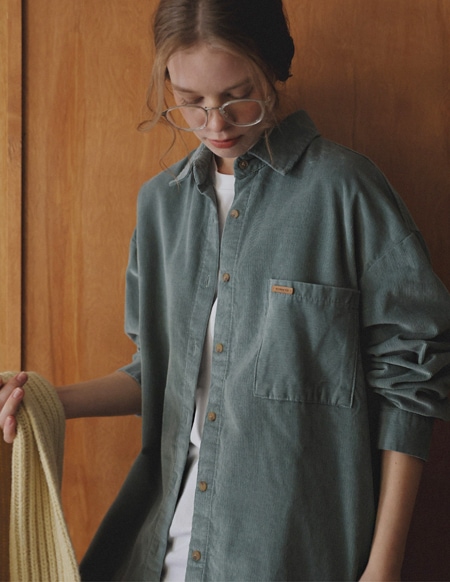 🌈[RR]ロハベビー コーデュロイシャツ