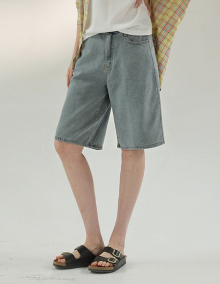 🌈[RR]138テンセルシルクデニムショートパンツ