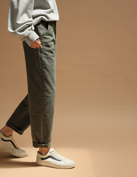 [RR]143ピグメントセミバギーパンツ