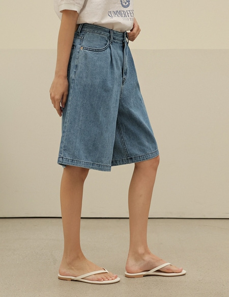 🌈[RR]ダミー5分丈デニムパンツ