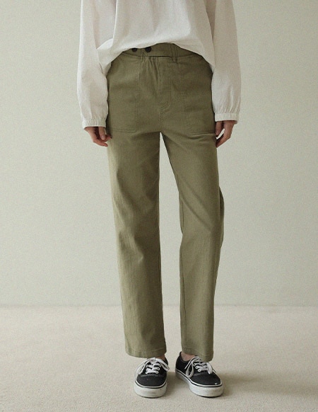 [RR]カーモン・ヘリンボーン・スパンデックスパンツ