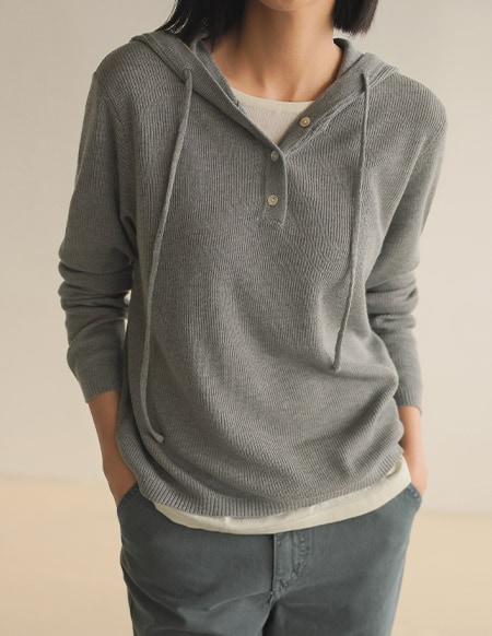 🌈[RR]ダインレイヤードゴージーフードトップス