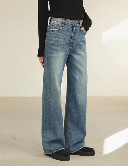 [RR]581クラシックセミワイドパンツ