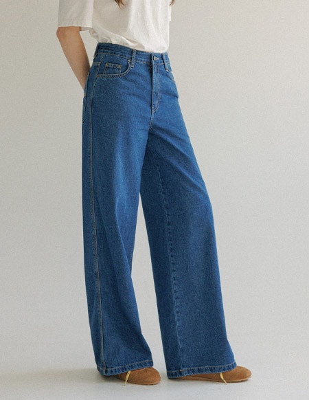 🌈[RR]577 レトロワイドパンツ