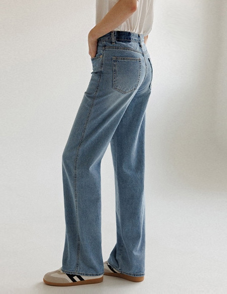 [RR]573 マーク セミワイドパンツ