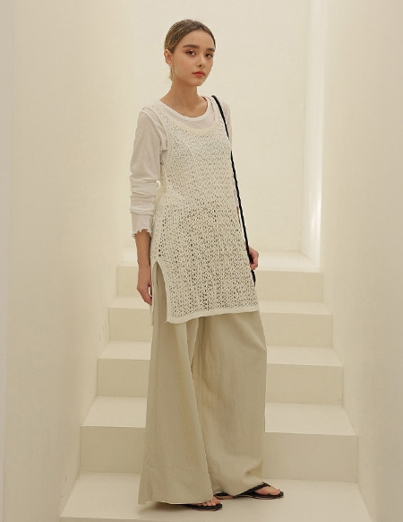 [RR]ハニーレイヤードクロシェニットワンピース