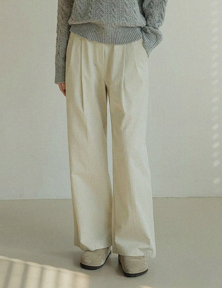 [RR]ロエル ワイドコットンパンツ