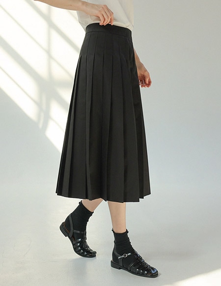 🌈[RR]シルキーコットン プリーツスカート