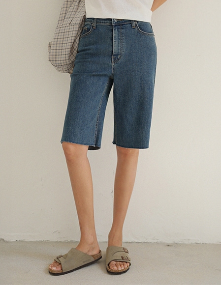 🌈[RR]543 スパンデニム5分丈ショーツ