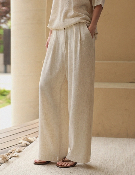 [RR]トムス レーヨンリネンパンツ