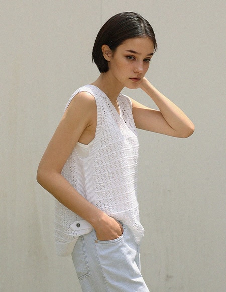 アッサムスカーシー ボタンベスト