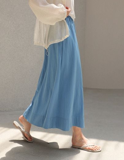 マオレーヨンコインバンディングスカート