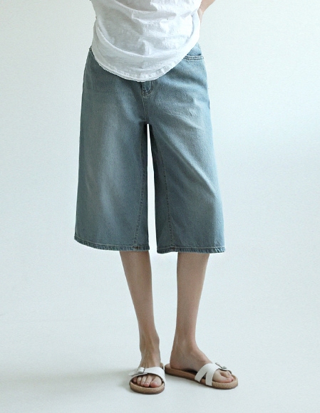 [RR]617 リネンデニム ショートパンツ