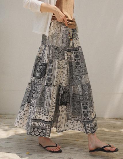 コーデルエスニックレーヨンスカート