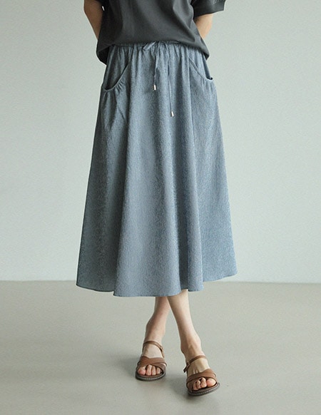 コーディングクーリングS/Tバンディングスカート