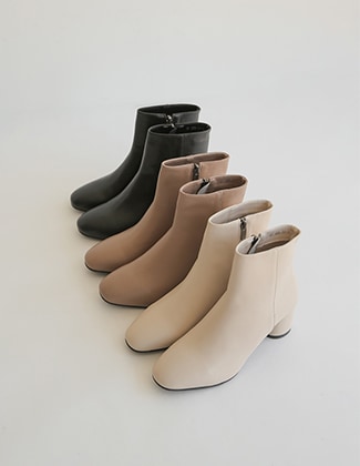 Meruni牛革アンクルブーツ