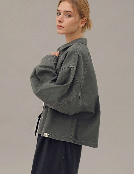 [RR]ピコピグメントウォッシュドジャケット_charcoal