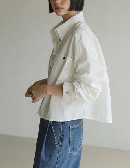 [RR]パルバテック クロップドシャツ