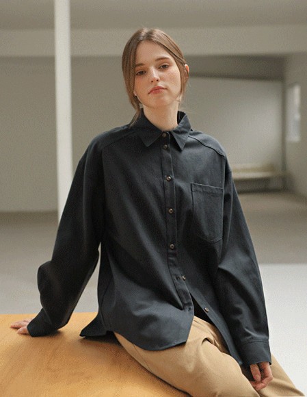 [RR]テンセルコットンステンスシャツ