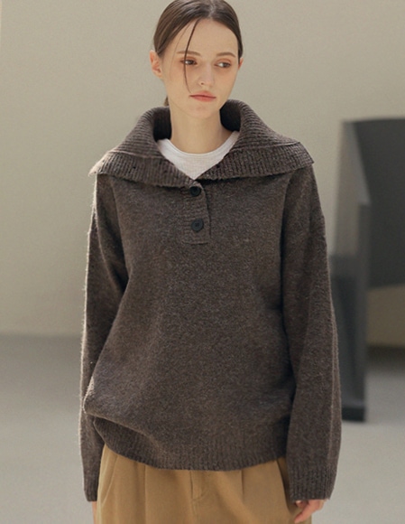 ヘディンセーラーカラーニットプルオーバー