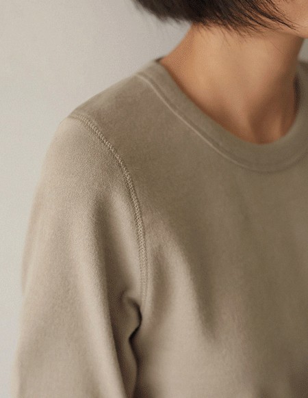 [RR]クルーネックピッチ起毛Tシャツ