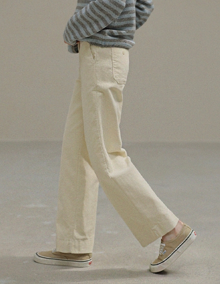 [RR]マフィンコーデュロイバックバンドパンツ