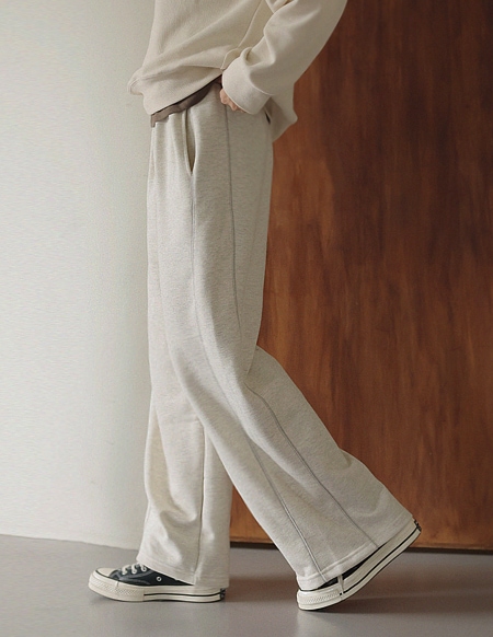 [RR]ヘイ ダブルカバーステッチイージーパンツ