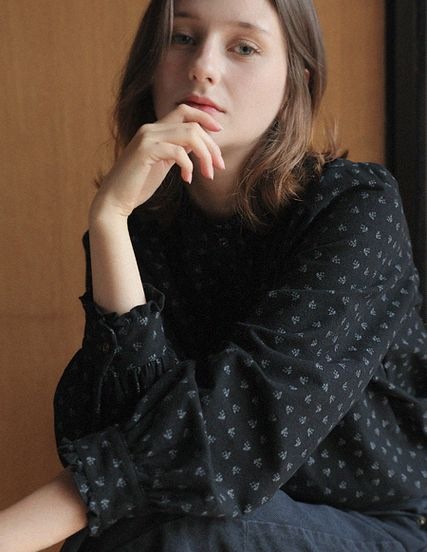 [RR]コアフラワーピーチブラウス