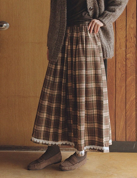 ダービーレースチェックスカート