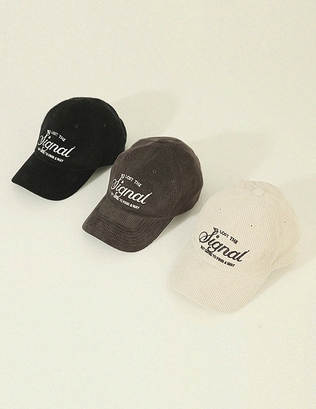 [RR]シグナルコーデュロイボールキャップ