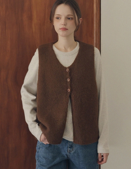 [RR]ペニーウール3ボタンベスト