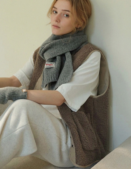 ユデンリバーシブルダブルキルティングベスト