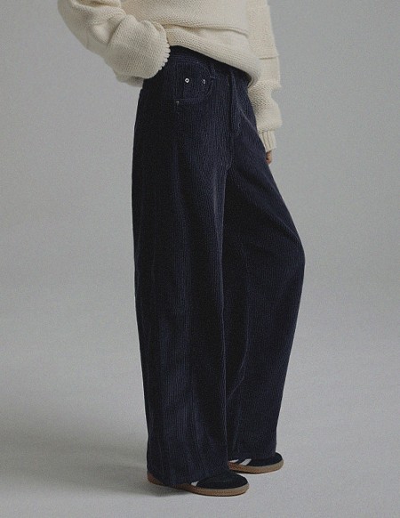 [RR]576コーデュロイ切開パンツ