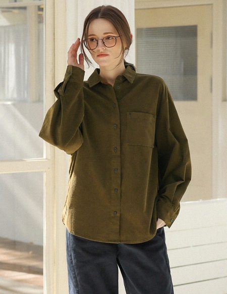 [RR]ユーラバテック コーデュロイシャツ