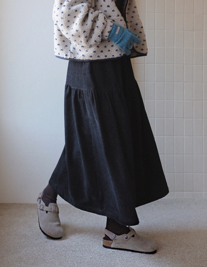[RR]ニースベロアロングスカート