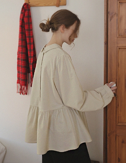 [RR]丸襟ピッチブラウス