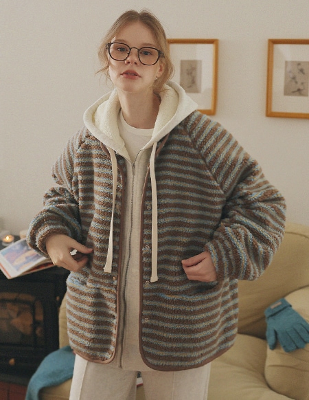 [RR]ファーニーラウンディングS/Tボアジャンパー