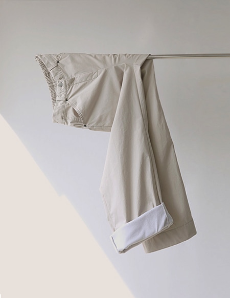 [RR]ボナバックバンディングパッド入りパンツ_cream