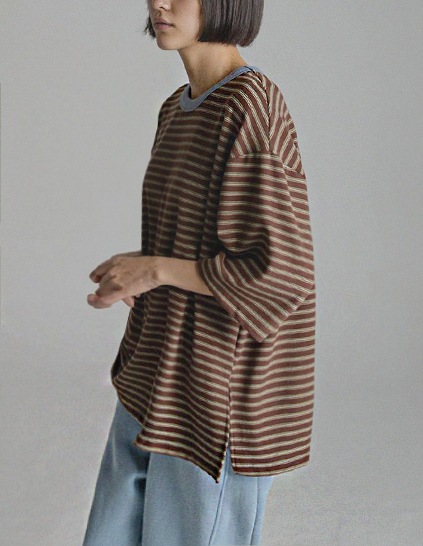 [RR]ミルクベルベットピチッジモ ルーズフィットトップス