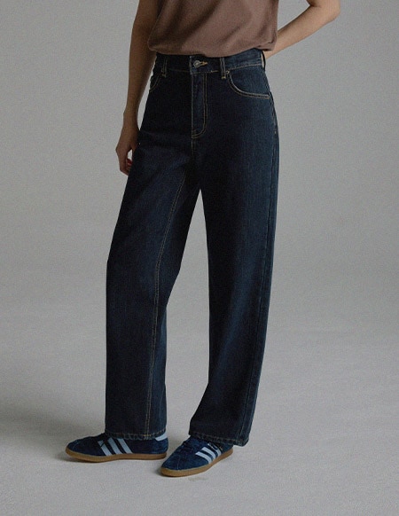 🌈[RR]655ダーク起毛バックバンドパンツ