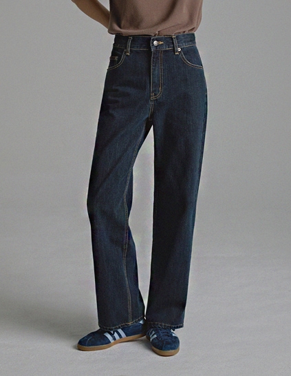 [RR] 655 ダークカラー起毛 バックゴムパンツ