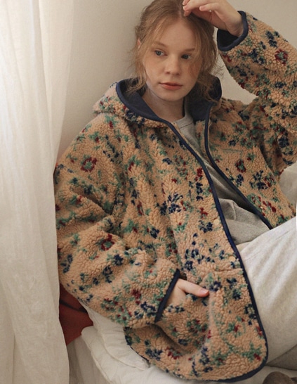 [RR]フラングラフィック ボアフードジャンパー