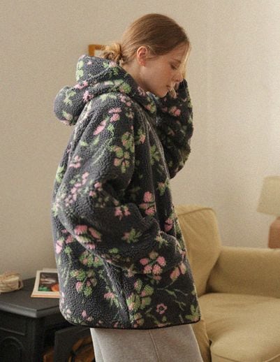 [RR]フロムグラフィック ボアフード付きジャンパー