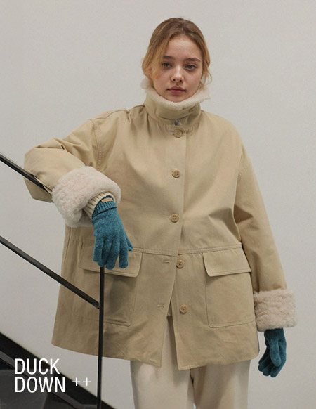 [RR] ロコ・パーカラ ライトダウンブルゾン（be-ju ）