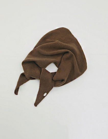 ティオ WOOL100%カラーニットスカーフ