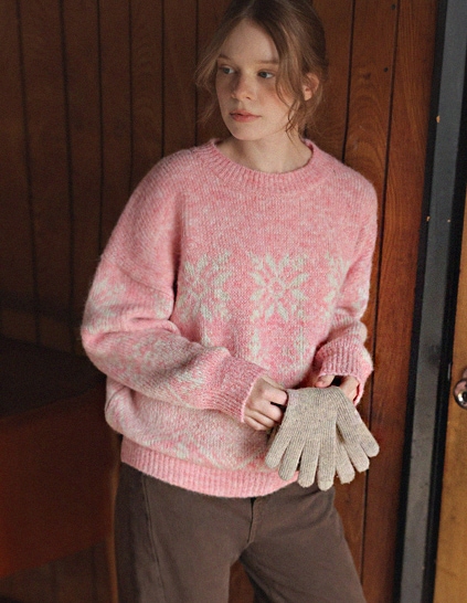 キンツウールスノーニット