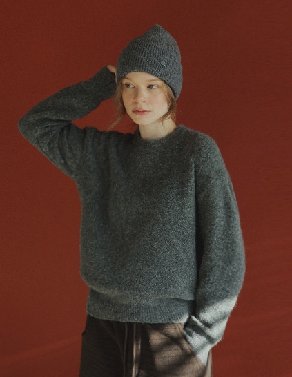 メリッドWOOLラウンドニット