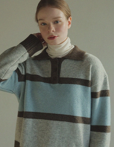 ロタ配色 S/T カラーニット