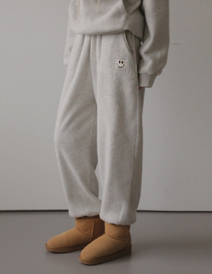 グリッツパッチフリースジョガーパンツ